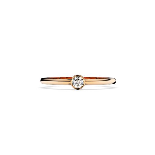 rose gold diamond ring | custom made gemstone ring | divine elements