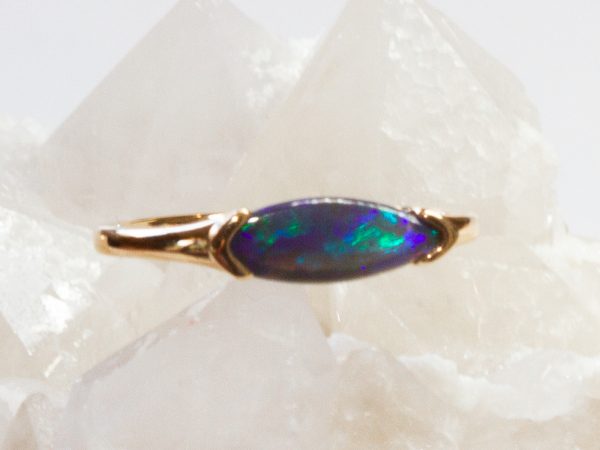 Chiara Lightning Ridge Opal Ring