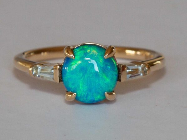 Otillia Opal Engagement Ring
