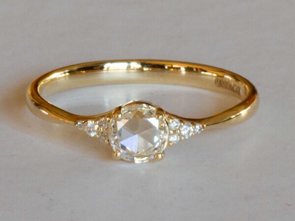 sophia rose ring | custom made gemstone ring | divine elements